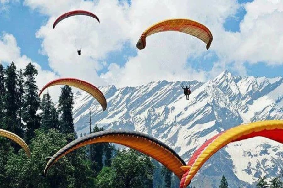 Paragliding Over Kashmir's Valleys