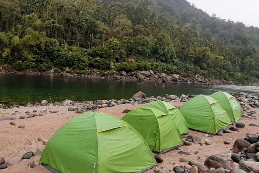 Camping in Mawlynnong