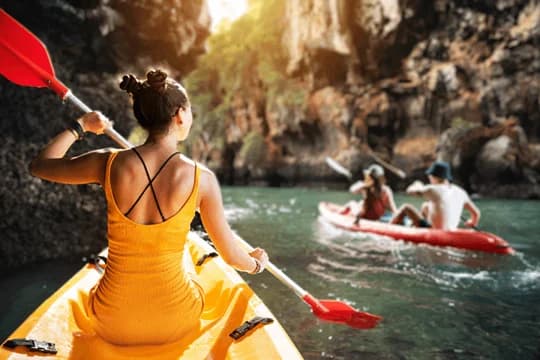Kayaking through Mangroves